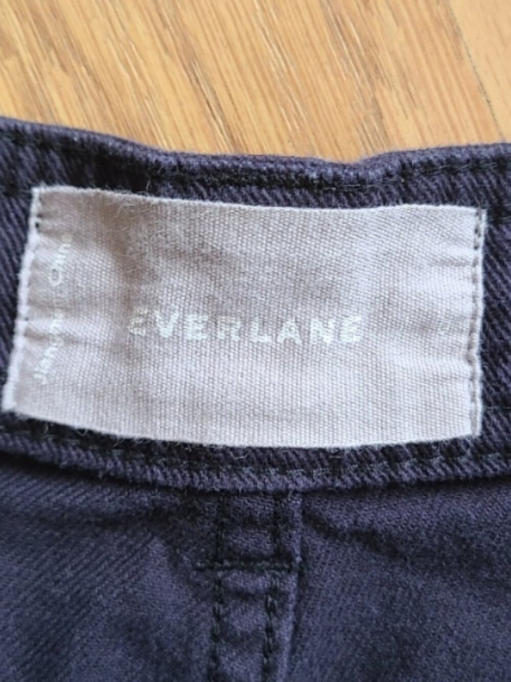 EVERLANE UTILITY CARPENTER PANTS CARGO SIDE POCKETS CROPPED STRAIGHT LEG sz 0 - Picture 5 of 6